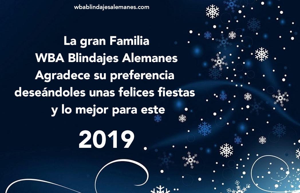 Feliz Navidad y próspero 2019